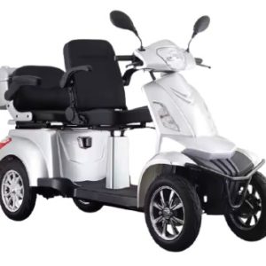 MOBILITY SCOOTER DOUBLE - 4 WHEELS - ASSISTED BRAKE